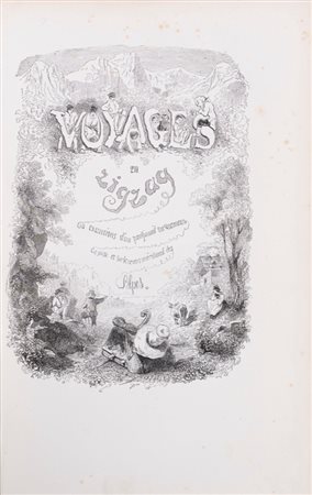 Rodolphe Töpffer - Voyages en Zigzag, 1878