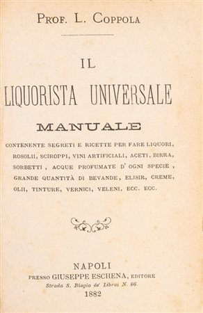 L. Coppola - Il liquorista universale, 1882