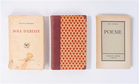 Grazia Deledda - Ugo Fasolo (Milano 1900 - Roma 1990, 1905 - 1980)  - Sole d'estate - La casa del poeta - Poesie, 1933 