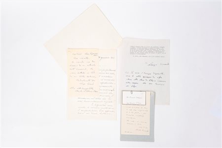Luigi Einaudi - Giuseppe Pella - Lettere autografe e dattiloscritte, 1951
