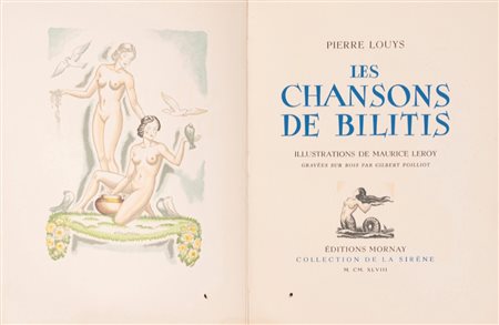 Pierre Louys - Les Chansons De Bilitis, 1948