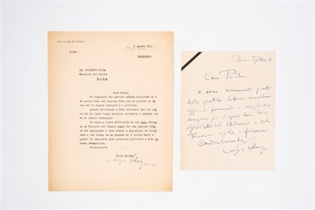 Luigi Sturzo - Giuseppe Pella - Lettere, 1950