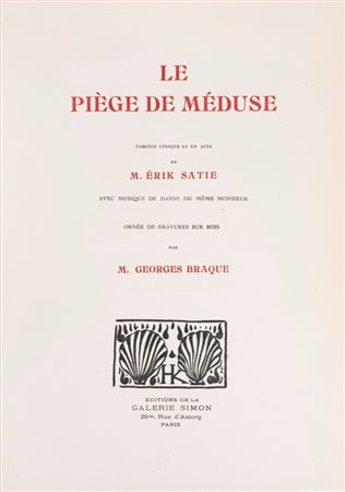 Braque, Georges - Erik Satie - Le Piege de Meduse, 1921