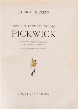 Charles Dickens - Annuali postumi del circolo Pickwick, 1946