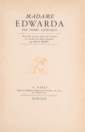 Fautrier, Jean - Bataille, Georges - Giuseppe   Ungaretti - Madame Edwarda, 1942