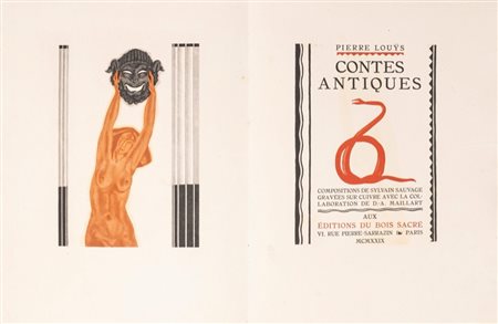Pierre Louys - Sylvain Sauvage - Contes Antiques, 1929