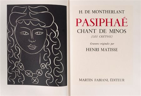 Matisse, Henri - Henry de Montherlant - Pasiphaé. Chant de Minos., 1944