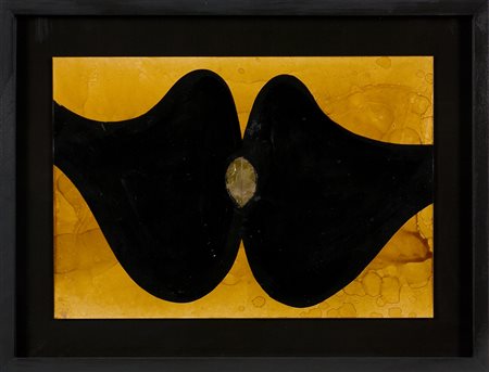 Sergio Ragalzi 1951 Senza titolo Tecnica mista su cartoncino cm 33x48 Firma...