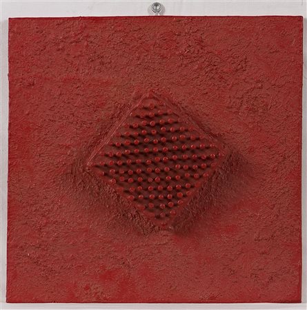 Bernard Aubertin 1934-2015 Tableau clous, 1967 Chiodi e pittura su tavola cm...