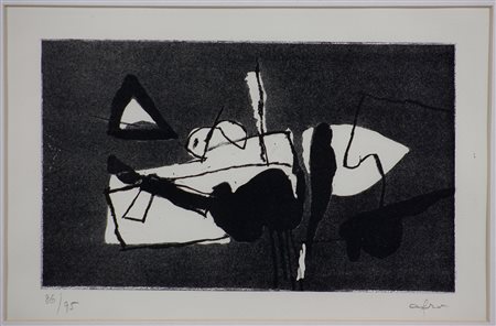 Afro 1912-1976 Campiello II, 1970 Acquaforte su carta, es. 86/95 cm 25x35,...