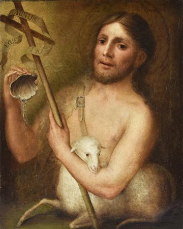 Scuola Italiana della seconda meta' del XVIII secolo SAN GIOVANNI BATTISTA...