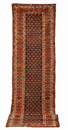 Tappeto guida, manifattura orientale, cm. 400x90.