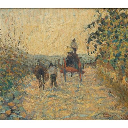 PITTORE DEL XX SECOLO, Olio su tavola