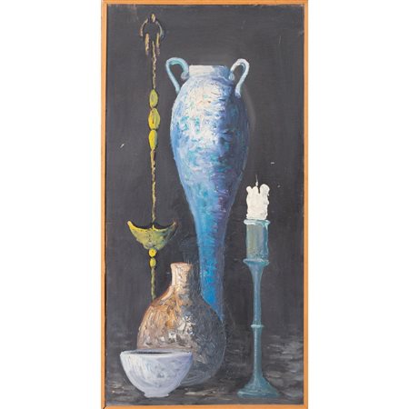 PITTORE DEL XX SECOLO, Anfora, Olio su tela