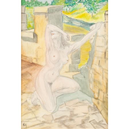 PITTORE DEL XX SECOLO, Tecnica mista su carta