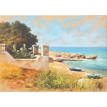 GUADAGNO, Marina di Pulsano, Olio su tela