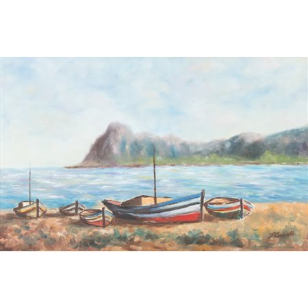 F. CAPPELLO, San Vito lo Capo, Olio su tela