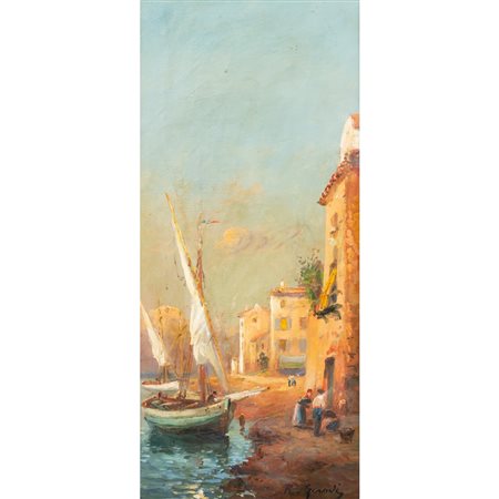 PITTORE DEL XX SECOLO, Olio su tela