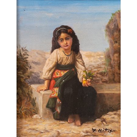 PITTORE DEL XX SECOLO, Olio su tavoletta