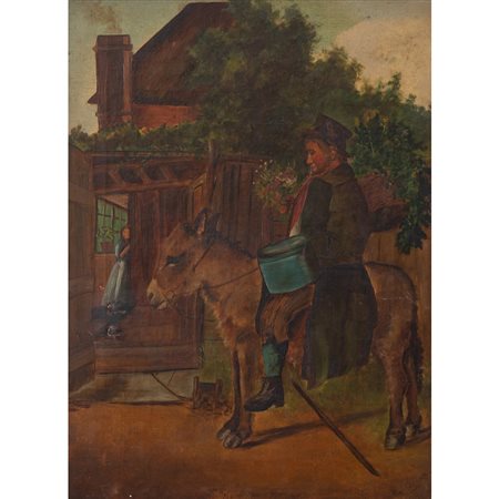 PITTORE INGLESE DELLA FINE DEL XIX SECOLO, Olio su tela