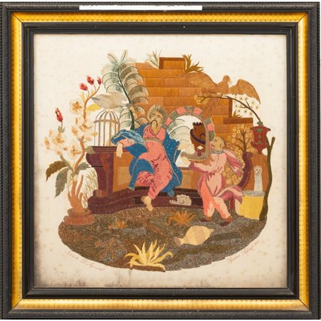 MANIFATTURA SICILIANA DEL XIX SECOLO, Quadro