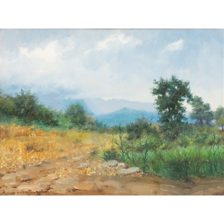 RAIMONDO MIRABELLA, Olio su tavoletta