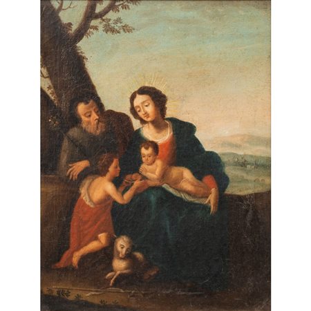 PITTORE ITALIANO DELLA FINE DEL XVIII SECOLO, Olio su tela