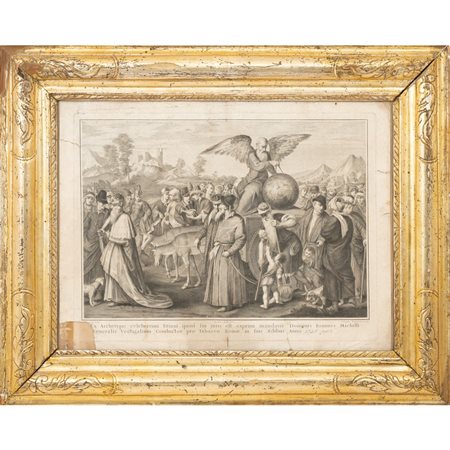 INCISORE DEL XVIII SECOLO, Incisione