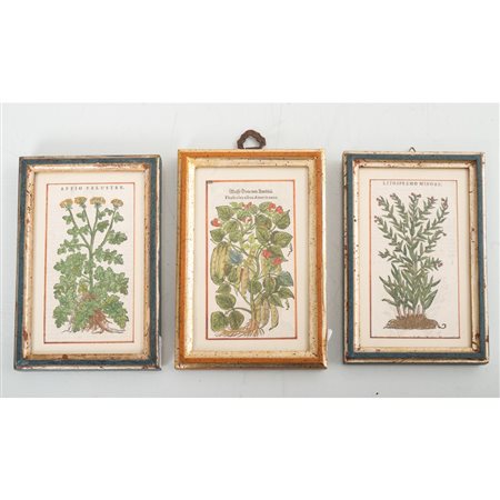 MANIFATTURA ITALIANA DEL XVI SECOLO, Tre xilografie