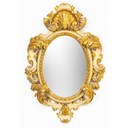 MANIFATTURA SICILIANA DEL XIX SECOLO, Specchiera