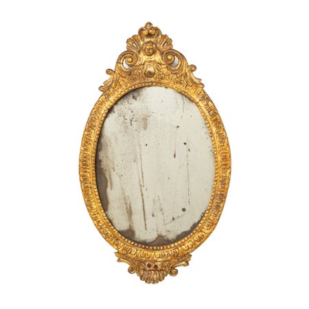 MANIFATTURA SICILIANA DELLA FINE DEL XIX SECOLO, Specchiera