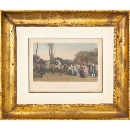 MANIFATTURA SICILIANA DEL XIX SECOLO, Cornice