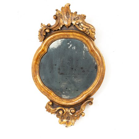 MANIFATTURA SICILIANA DEL XIX SECOLO, Piccola specchiera