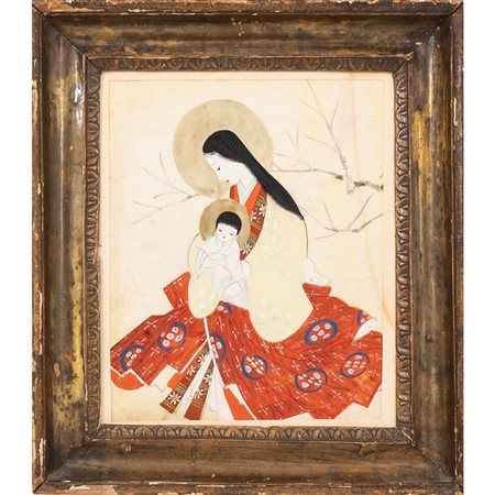 MANIFATTURA SICILIANA DEL XIX SECOLO, Piccola cornice