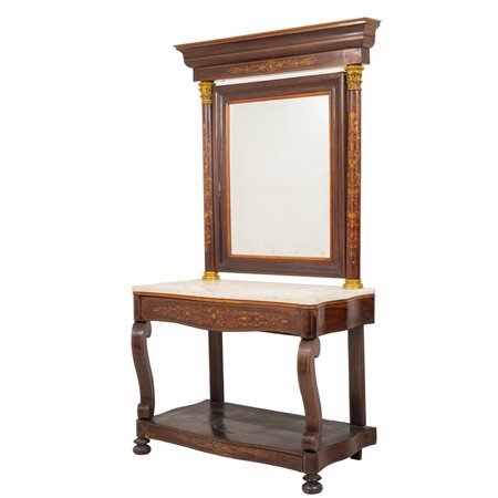 MANIFATTURA SPAGNOLA DEL XIX SECOLO, Importante toletta