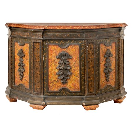 MANIFATTURA ITALIANA DEL XIX SECOLO, Credenza