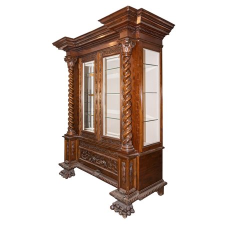 MANIFATTURA ITALIANA DEL XX SECOLO, Imponente armadio/vetrina