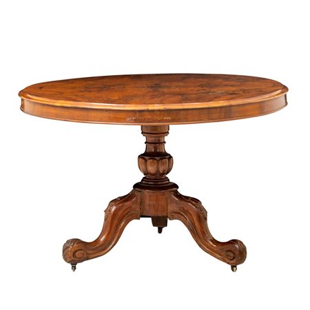 MANIFATTURA INGLESE DEL XIX SECOLO, Tavolo a vela