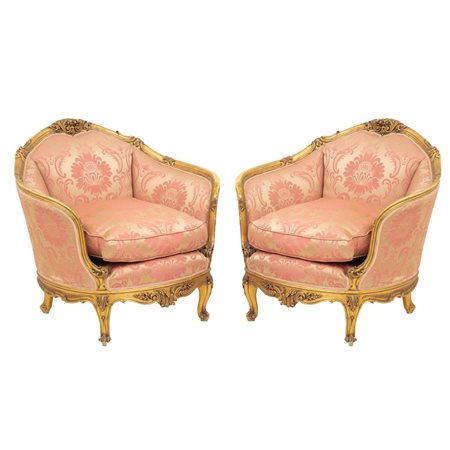 MANIFATTURA ITALIANA DEI PRIMI DEL '900, Coppia di poltrone