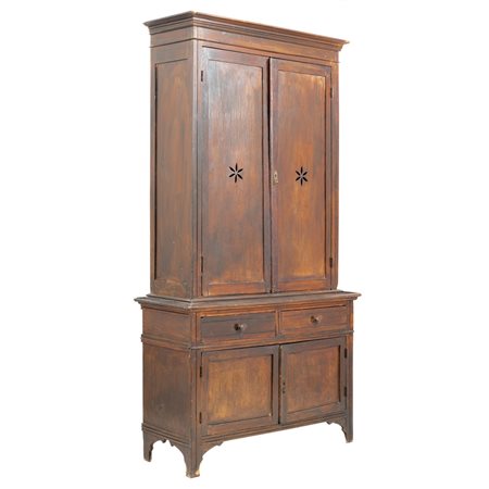 MANIFATTURA SICILIANA DELLA FINE DEL XIX SECOLO, Credenza