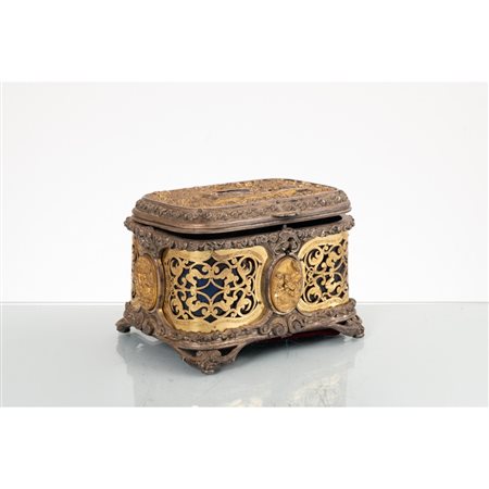 MANIFATTURA FRANCESE DELLA FINE DELL'800, Scatola portagioie