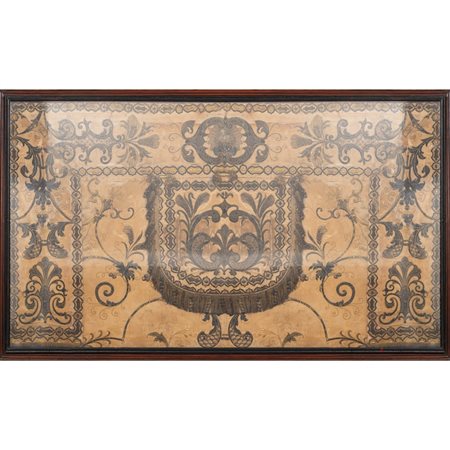 MANIFATTURA ITALIANA DEL XVIII SECOLO, Paliotto in seta