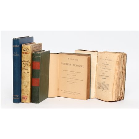 CINQUE VOLUMI IN LINGUA INGLESE DEL XIX SECOLO