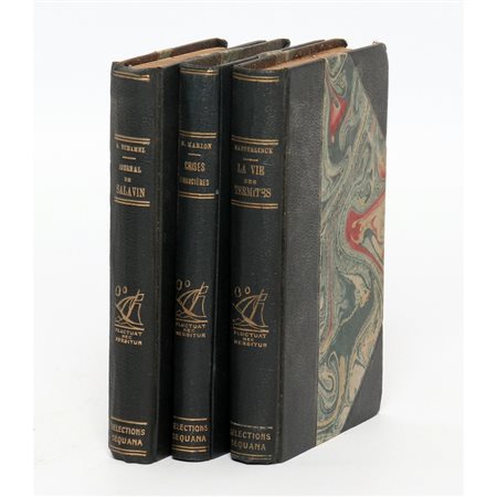 TRE VOLUMI DI VARIA IN LINGUA FRANCESE DEI PRIMI DEL ‘900