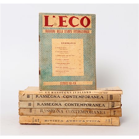 SEI PUBBLICAZIONI PERIODICHE DELLA PRIMA META’ DEL XX SECOLO