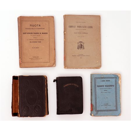 CINQUE VOLUMI DI ARGOMENTO RELIGIOSO