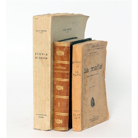 TRE VOLUMI SULLA SICILIA EDITI NEL XIX E XX SECOLO