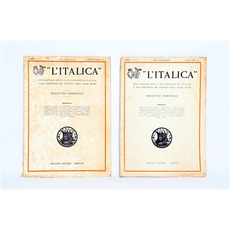 DUE BOLLETTINI SEMESTRALI DE “L’ITALICA”