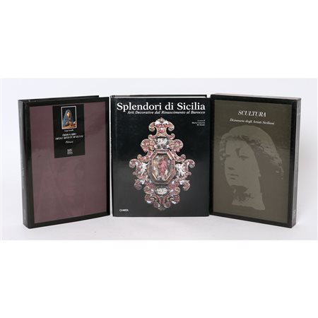 TRE VOLUMI D’ARTE SULLA SICILIA E GLI ARTISTI SICILIANI
