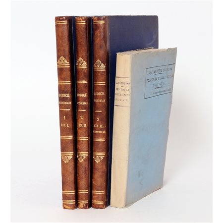 QUATTRO VOLUMI DI DIRITTO ECCLESIATICO SICULO DEL REGNO...